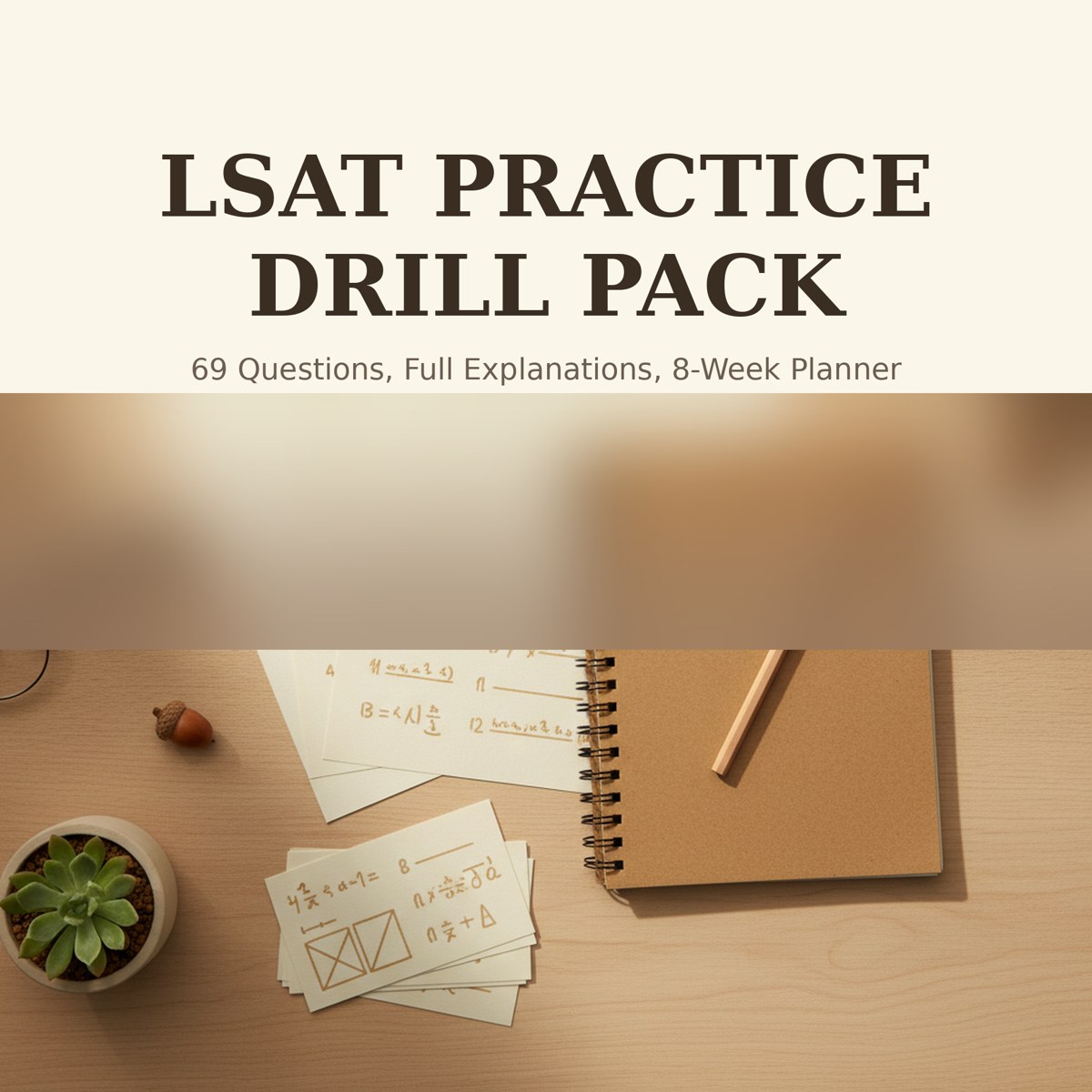 Cover of LSAT Practice Drill Pack (69 original questions)